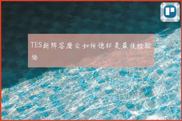 TES新阵容磨合如何德杯是最佳检验场