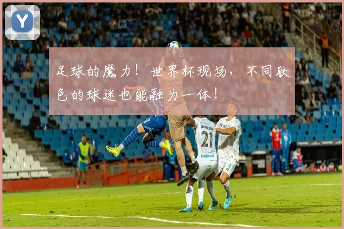 足球的魔力！世界杯现场，不同肤色的球迷也能融为一体！