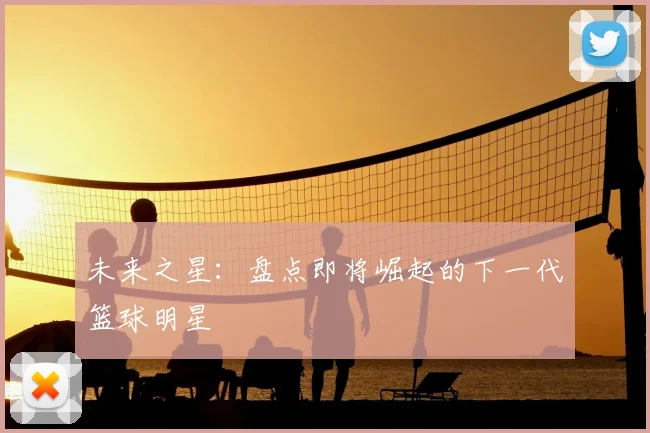 未来之星：盘点即将崛起的下一代篮球明星